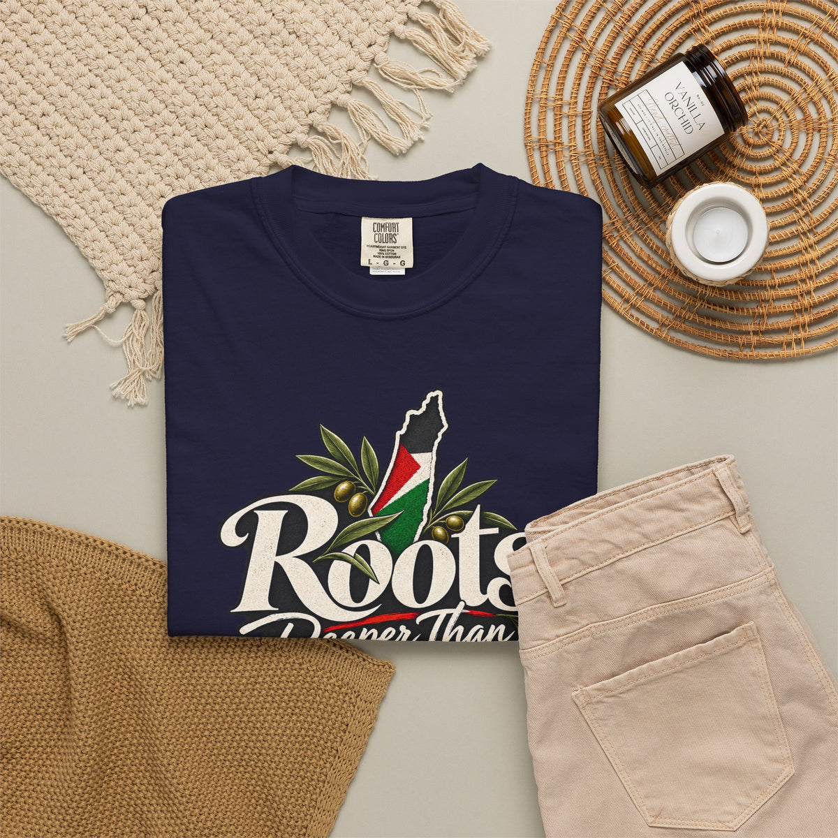 T-Shirt — "Roots Deeper Than Occupation" Heritage Graphic Tee