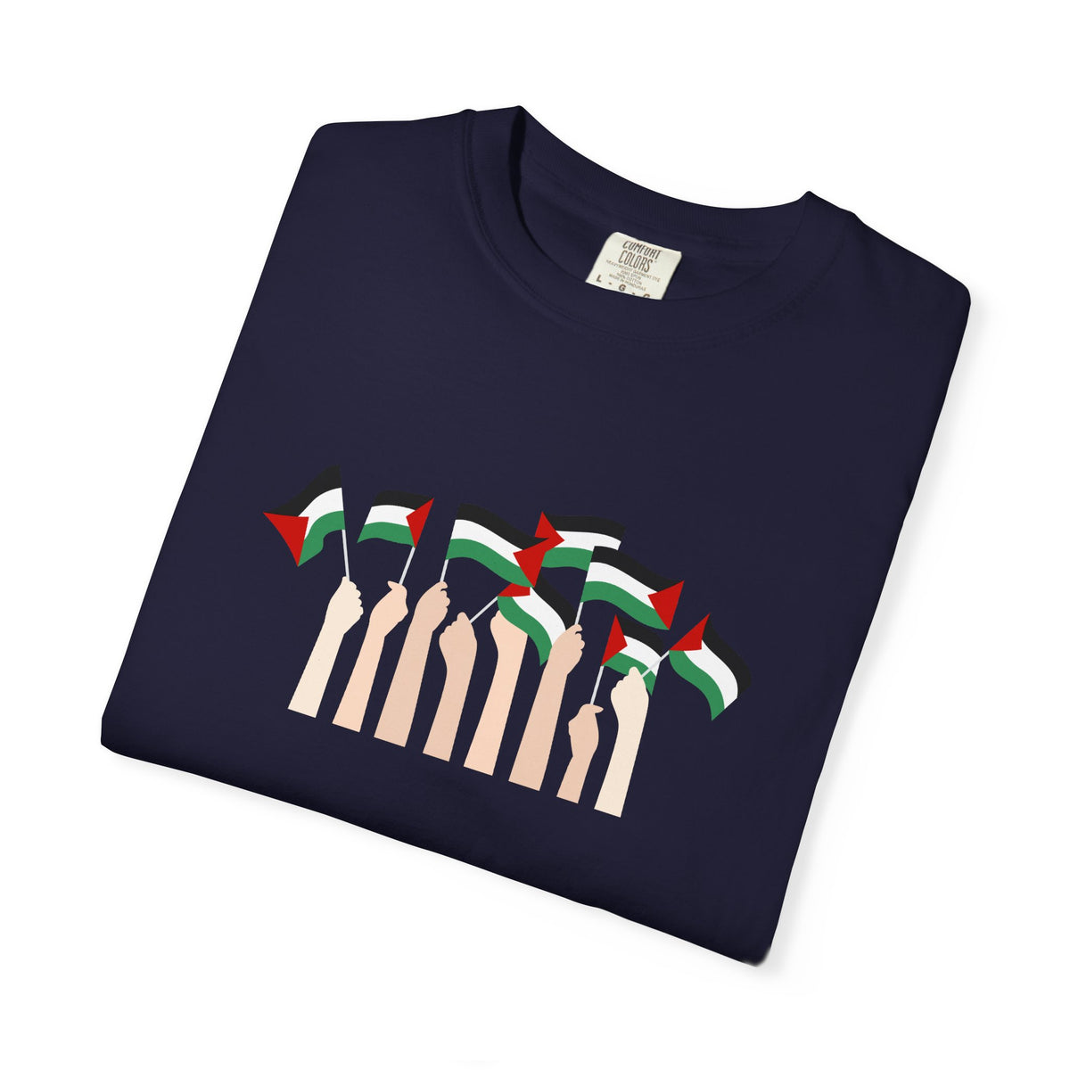 Palestine Flags T-Shirt — Minimal Graphic Tee