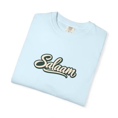 Salaam Script T-Shirt — Casual Islamic Greeting Tee