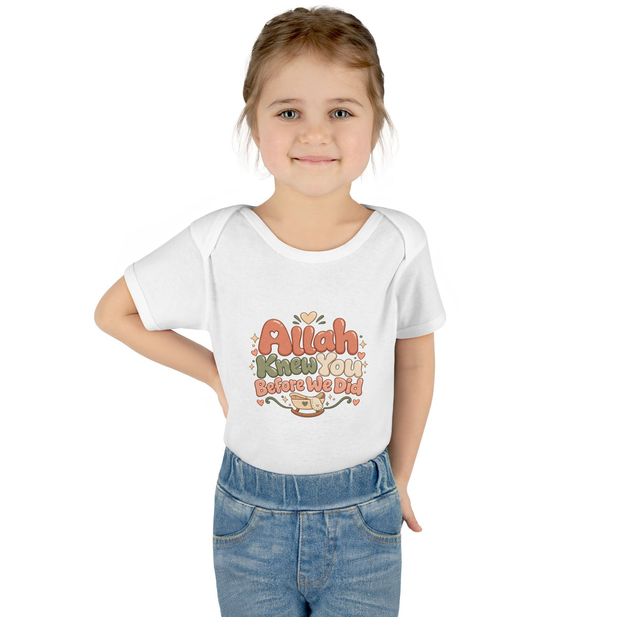 Infant Bodysuit – "Allah Knew You Before We Did" Muslim Baby Onesie