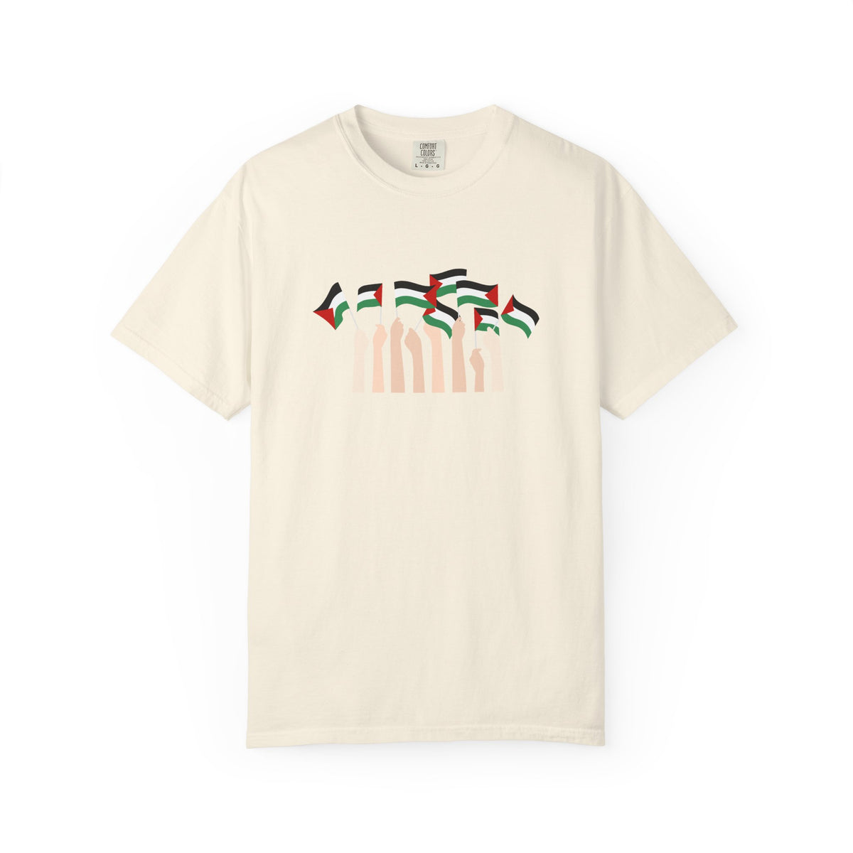 Palestine Flags T-Shirt — Minimal Graphic Tee