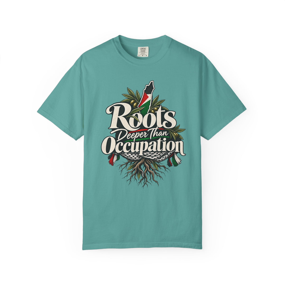 T-Shirt — "Roots Deeper Than Occupation" Heritage Graphic Tee