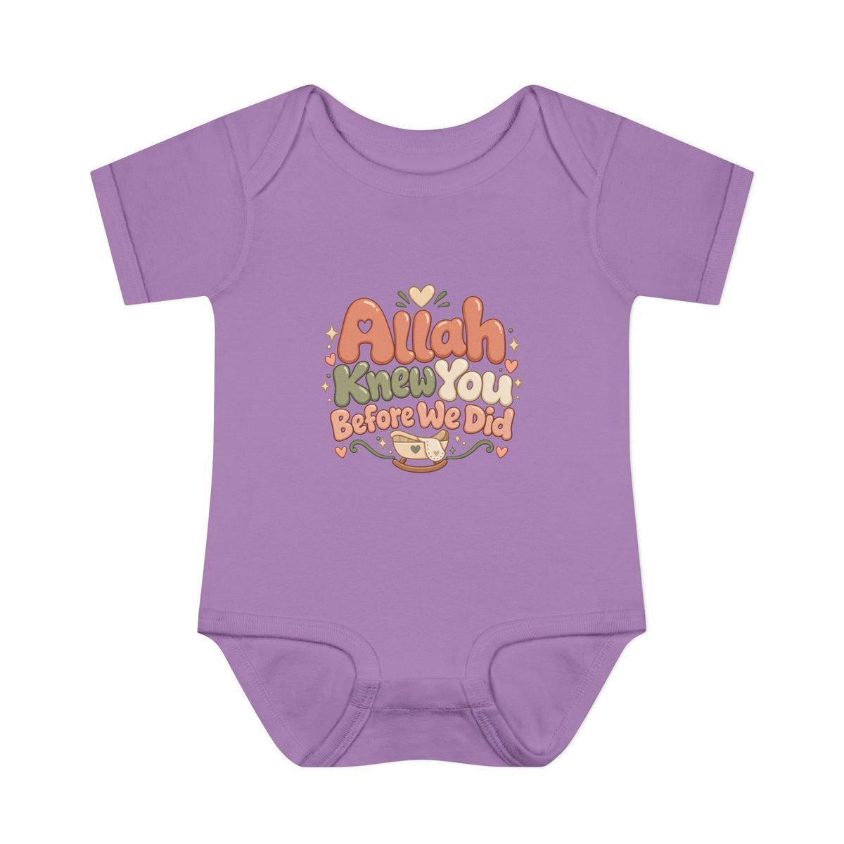 Infant Bodysuit – "Allah Knew You Before We Did" Muslim Baby Onesie