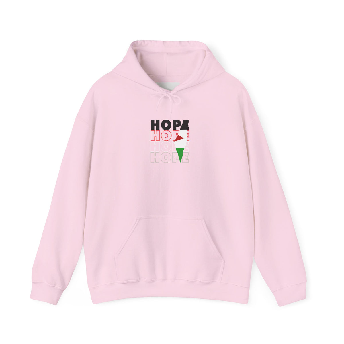 Hoodie — "HOPE" Palestinian Flag Graphic Pullover