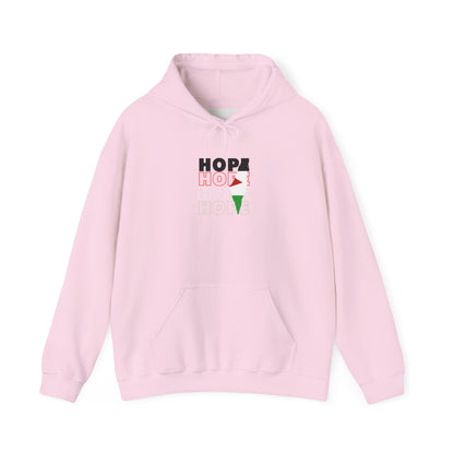 Hoodie — "HOPE" Palestinian Flag Graphic Pullover