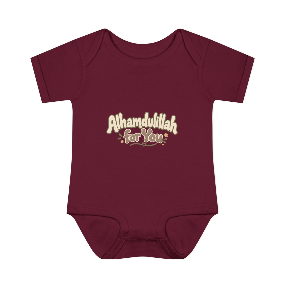 “Alhamdulillah for You” Baby Bodysuit — Newborn Islamic Celebration Onesie