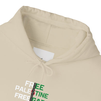 Free Palestine Free Gaza Hoodie – Solidarity Protest Pullover