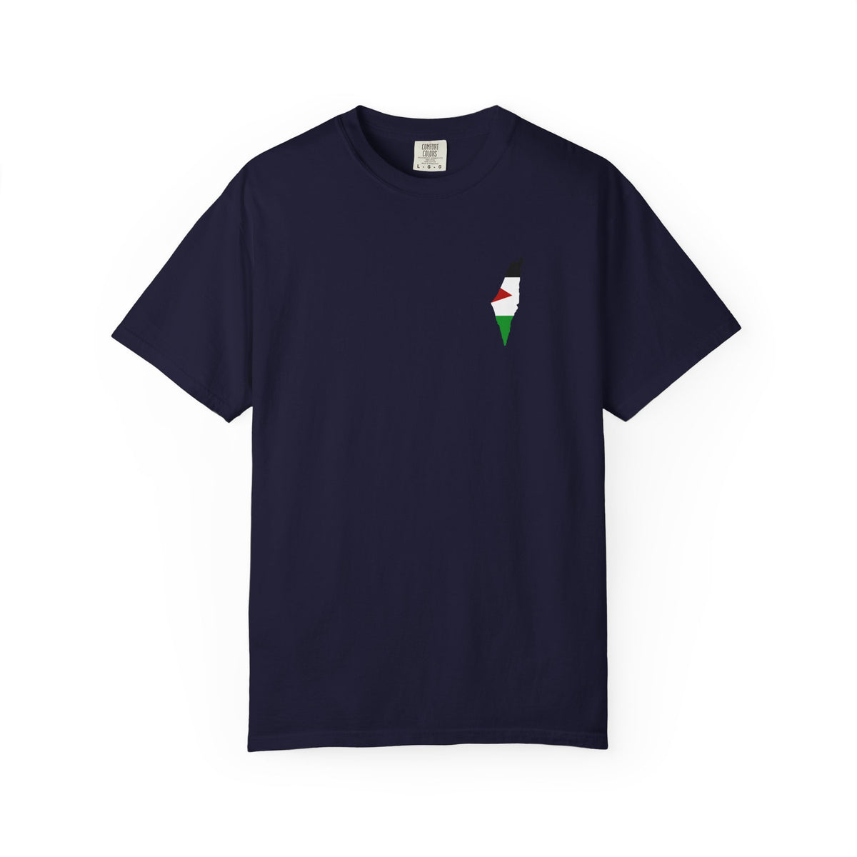 Palestine Map T-Shirt — Minimal Solidarity Tee