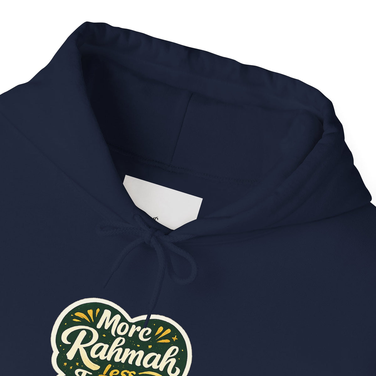 Hoodie — “More Rahmah Less Judgment” Inspirational Islamic Comfort Hoodie