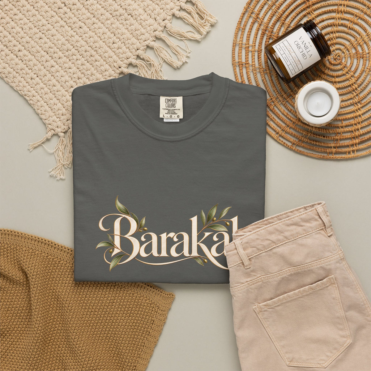 Barakah Floral Script T-Shirt