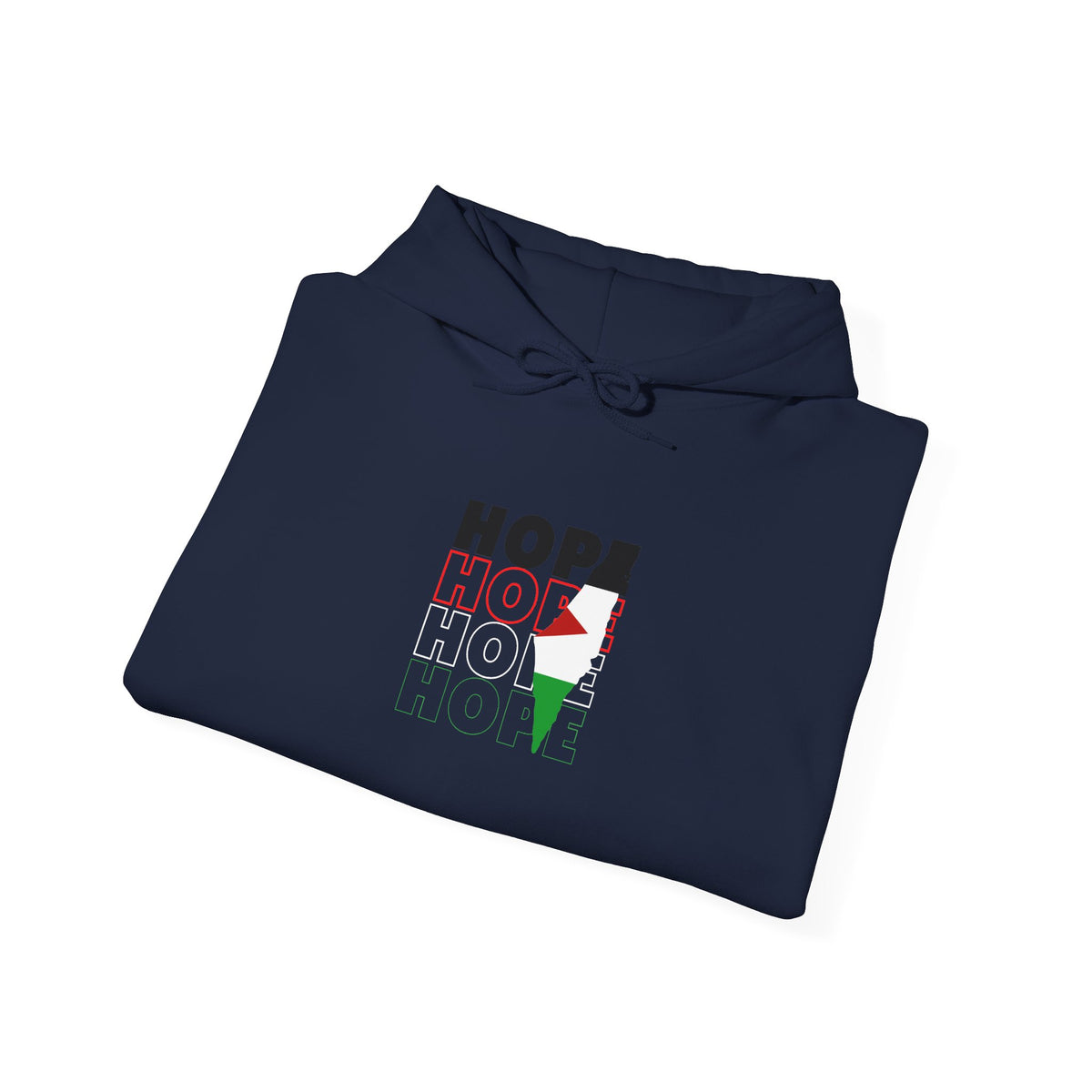 Hoodie — "HOPE" Palestinian Flag Graphic Pullover