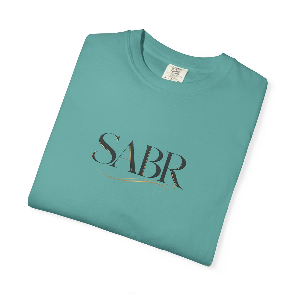 SABR Minimalist Script T-Shirt — Elegant Faith-Inspired Tee