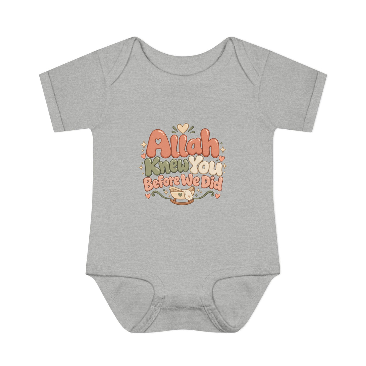Infant Bodysuit – "Allah Knew You Before We Did" Muslim Baby Onesie