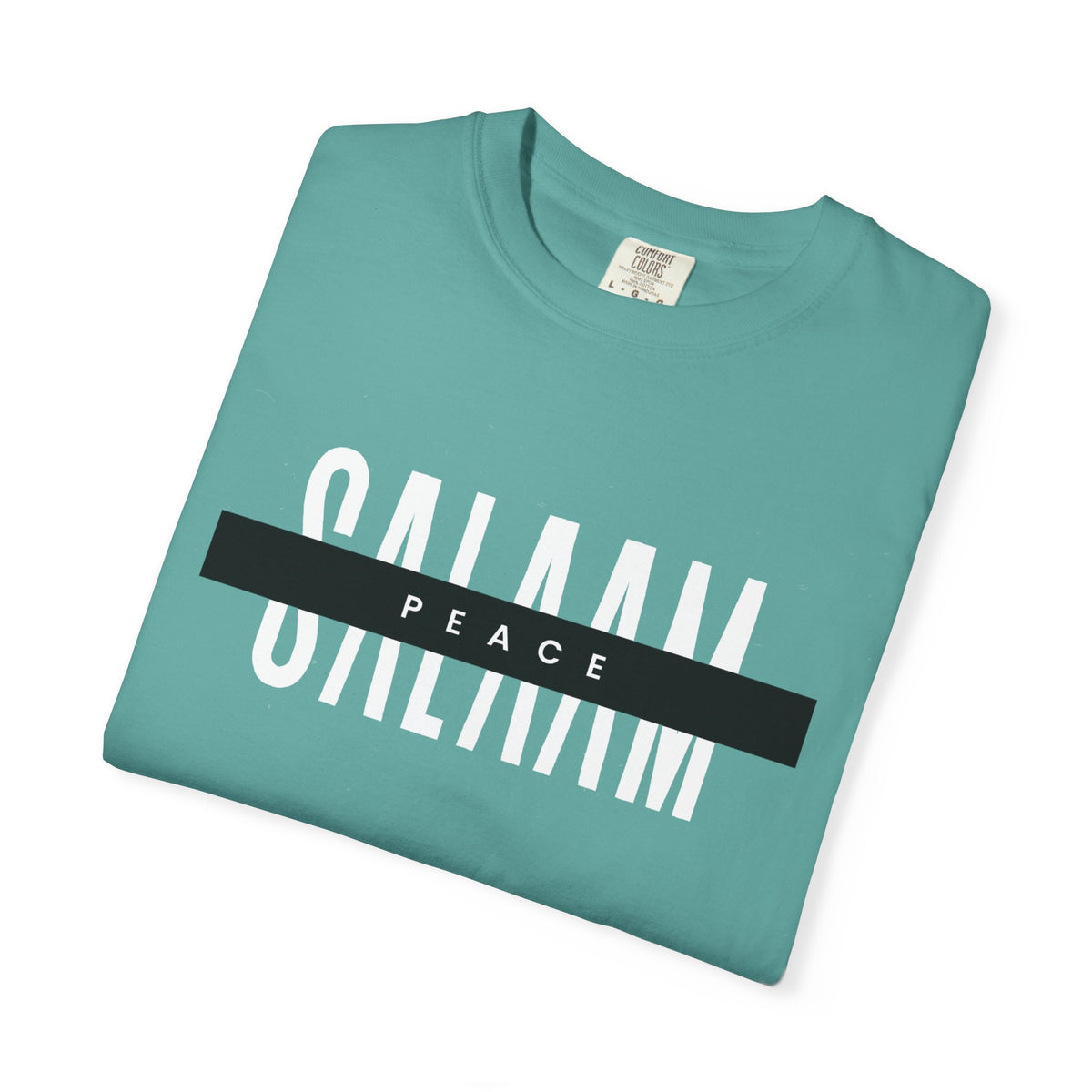 Salaam Peace T-Shirt — Minimal Islamic Greeting Tee