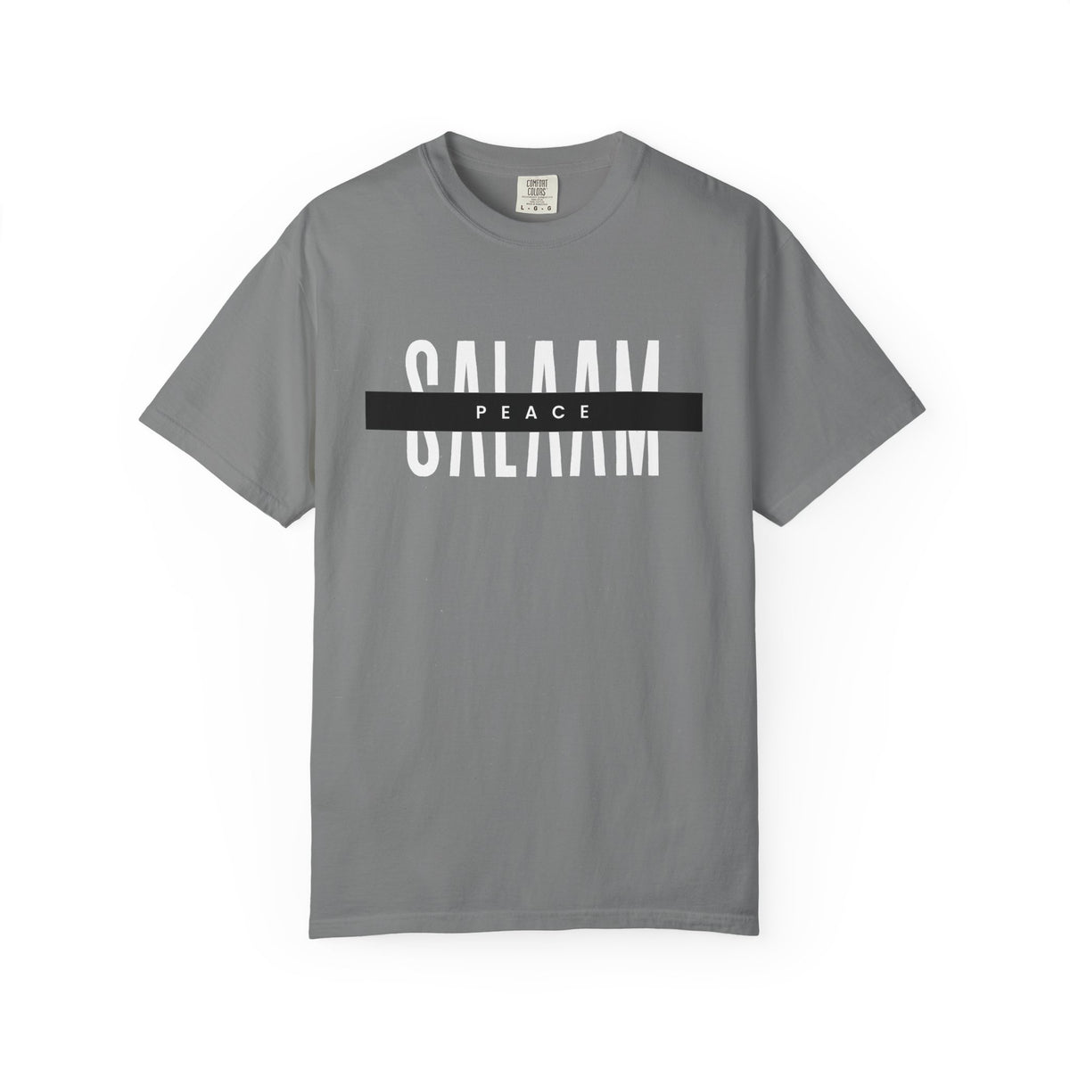 Salaam Peace T-Shirt — Minimal Islamic Greeting Tee
