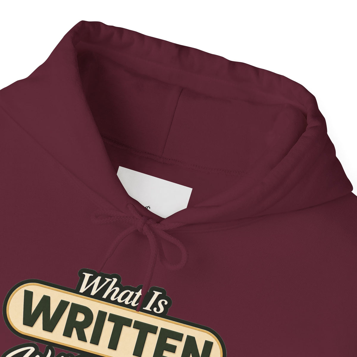 Inspirational "What Is Written Will Reach You" Hoodie — Religious Motivational Pullover