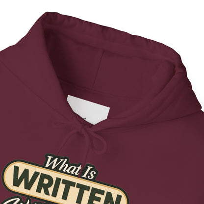 Inspirational "What Is Written Will Reach You" Hoodie — Religious Motivational Pullover