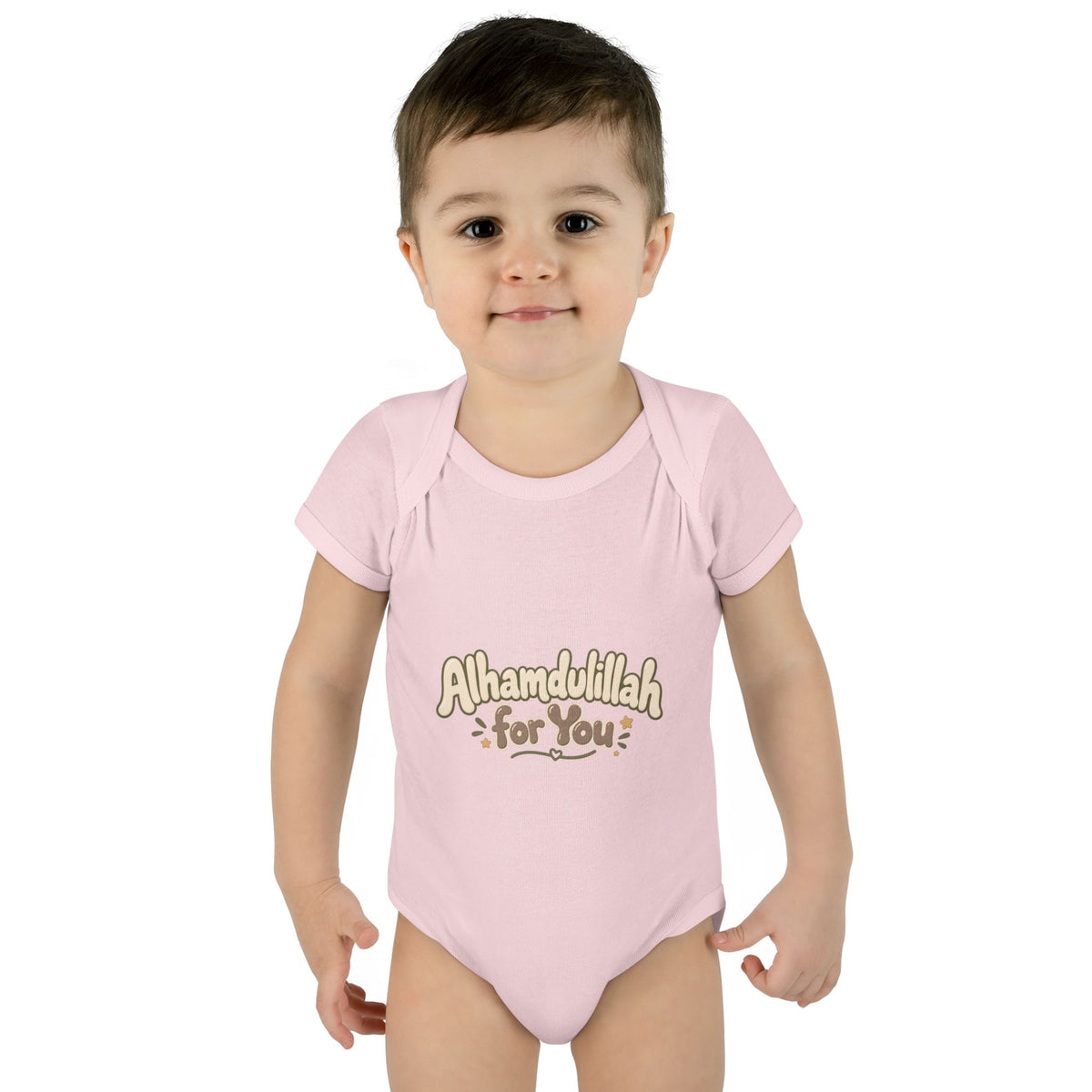 “Alhamdulillah for You” Baby Bodysuit — Newborn Islamic Celebration Onesie