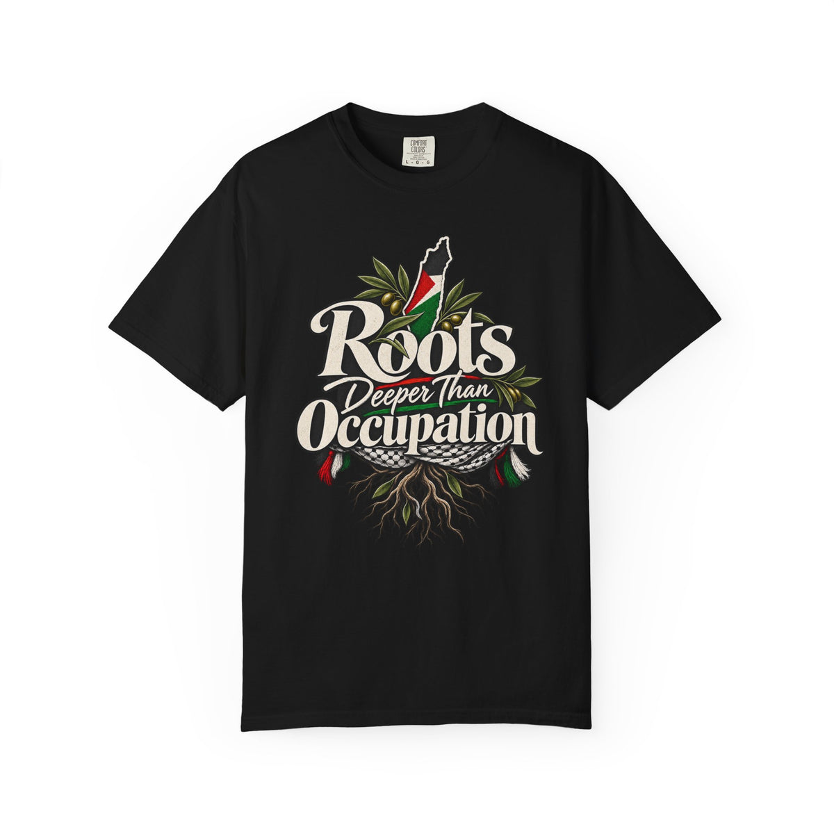 T-Shirt — "Roots Deeper Than Occupation" Heritage Graphic Tee