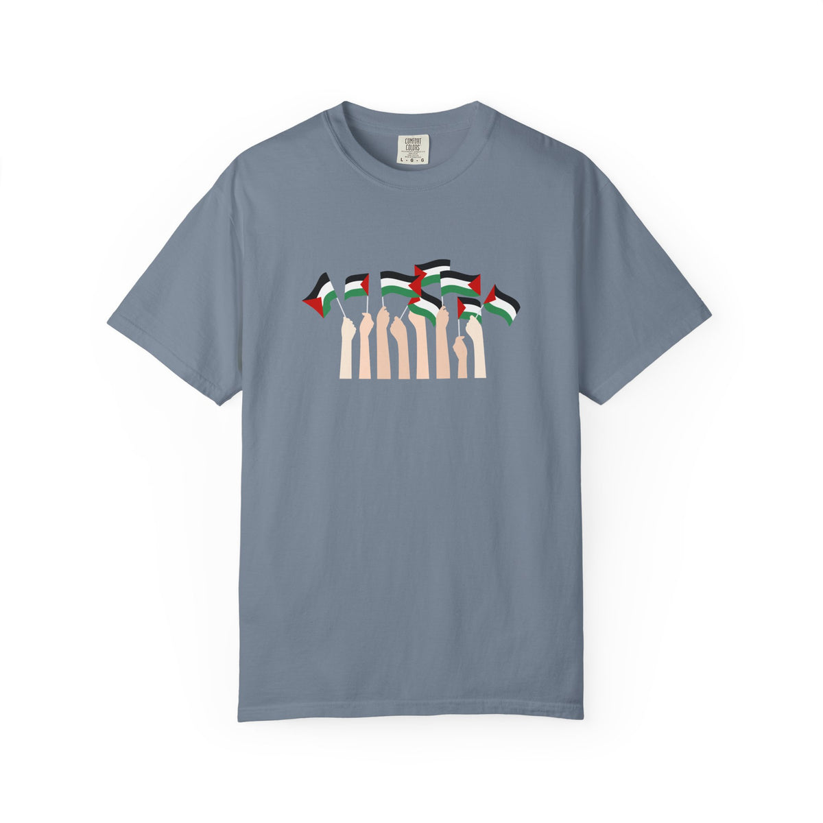 Palestine Flags T-Shirt — Minimal Graphic Tee