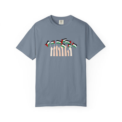 Palestine Flags T-Shirt — Minimal Graphic Tee