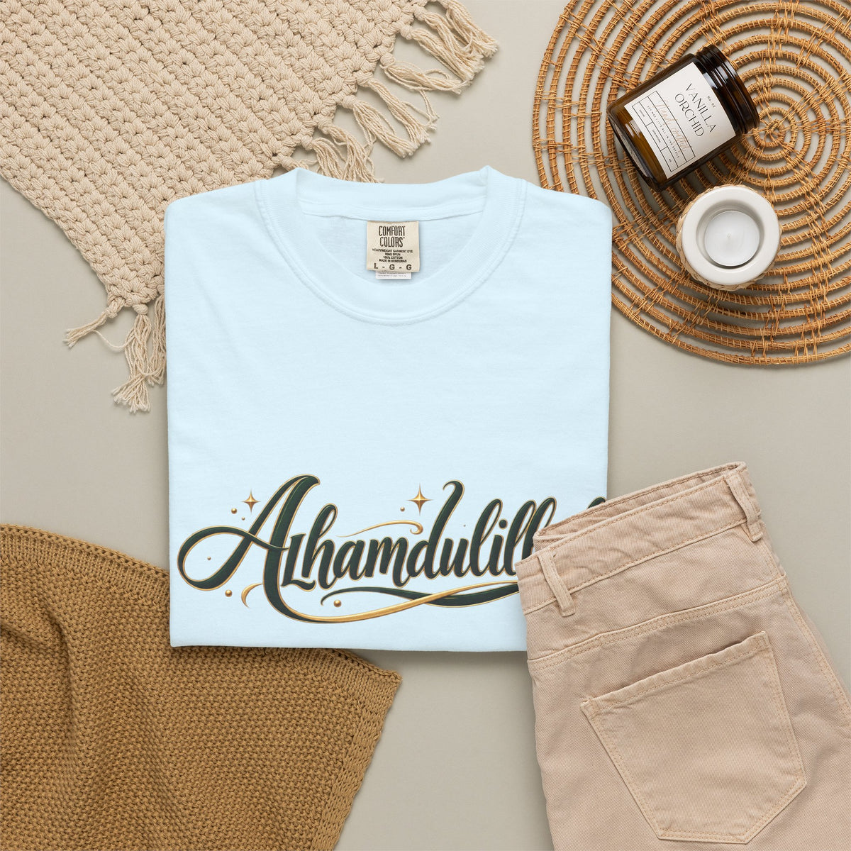 Alhamdulillah Script T-Shirt