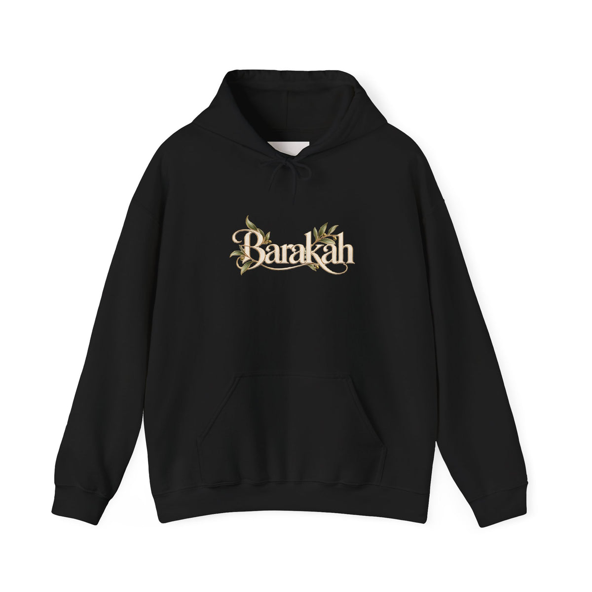 Floral Beach Hoodie — Vintage Script 'Beach' Graphic Pullover
