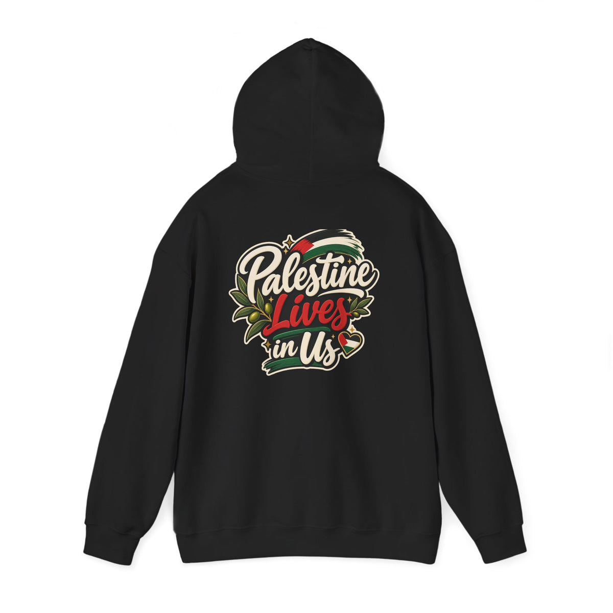 Hoodie — "Palestine Lives in Us" Graphic Hoodie