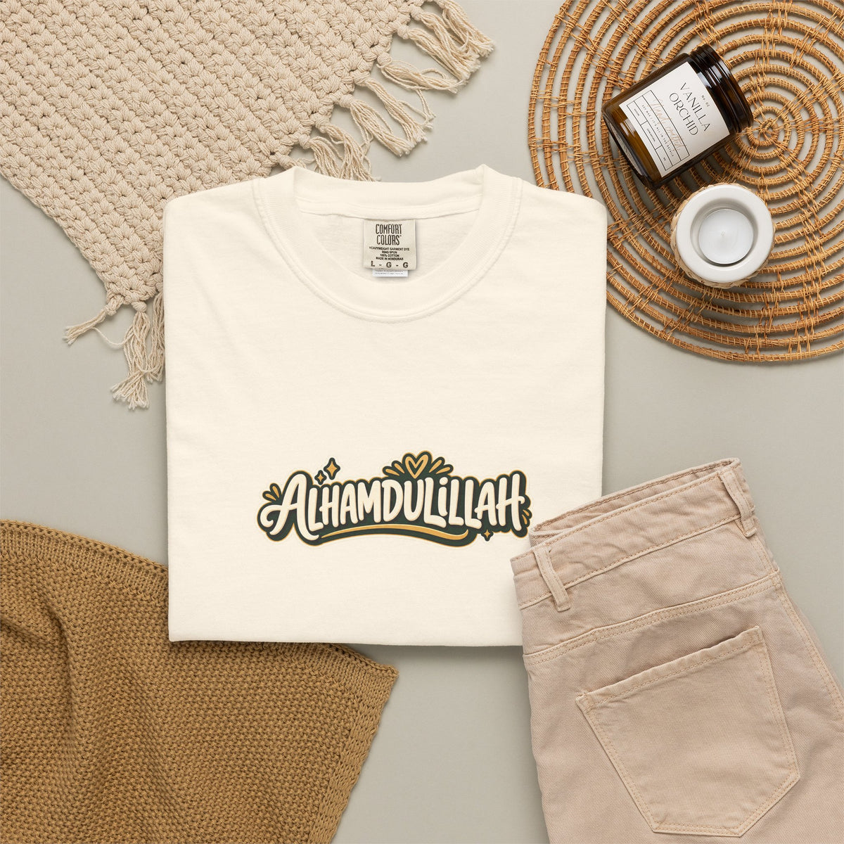 Alhamdulillah Script T-Shirt