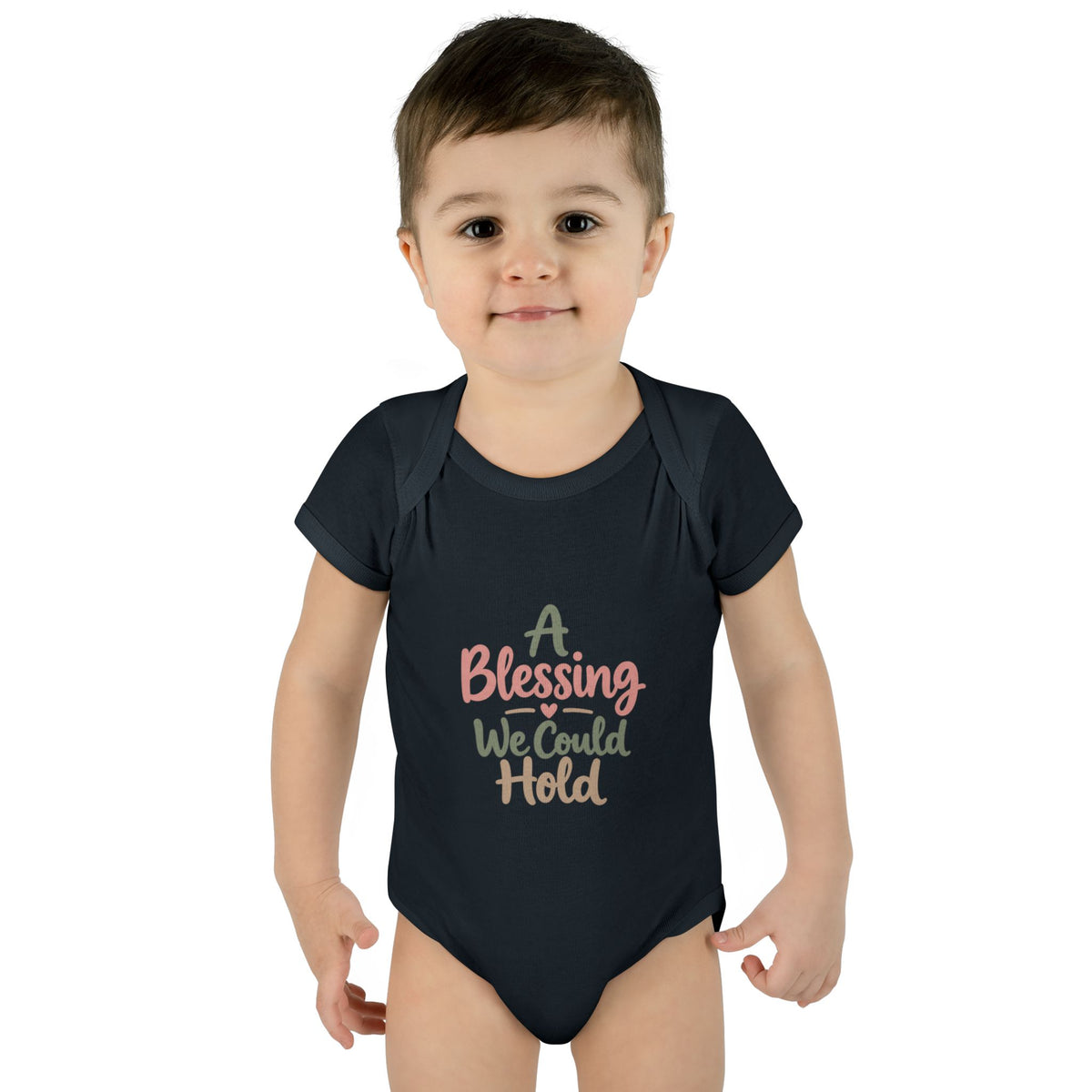 Infant Bodysuit — "A Blessing We Could Hold" Baby Onesie (Newborn Gift)