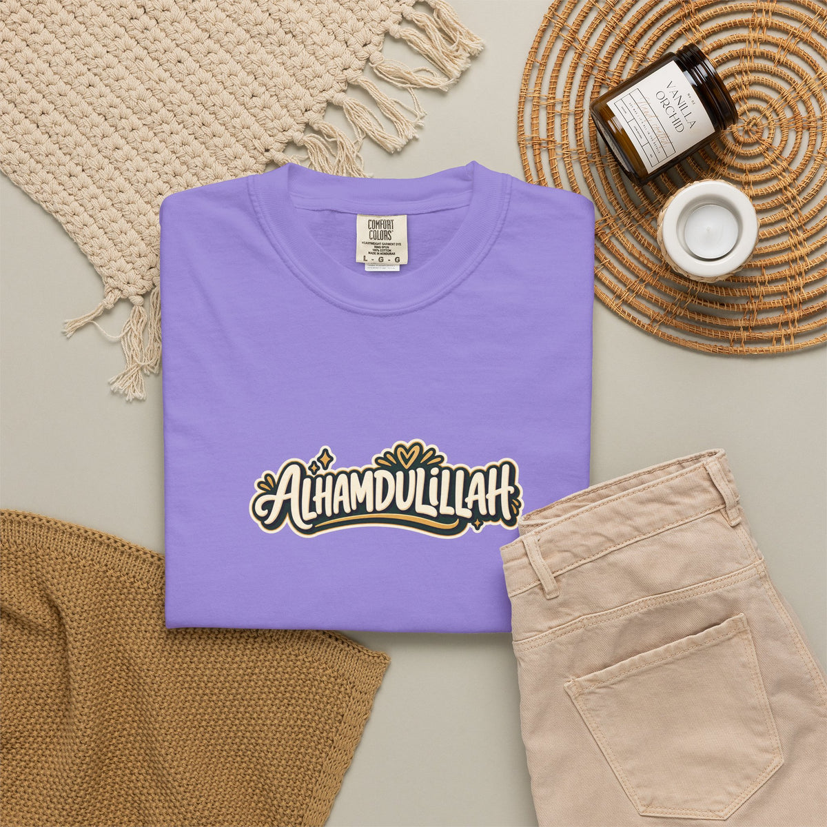 Alhamdulillah Script T-Shirt