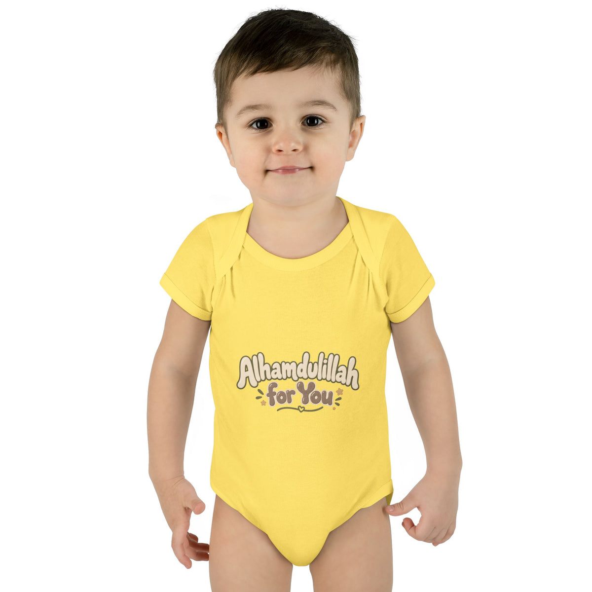 “Alhamdulillah for You” Baby Bodysuit — Newborn Islamic Celebration Onesie