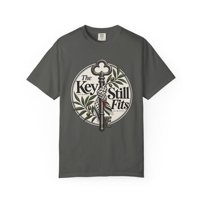 Key Still Fits T-Shirt — Vintage Skeleton Key Graphic Tee