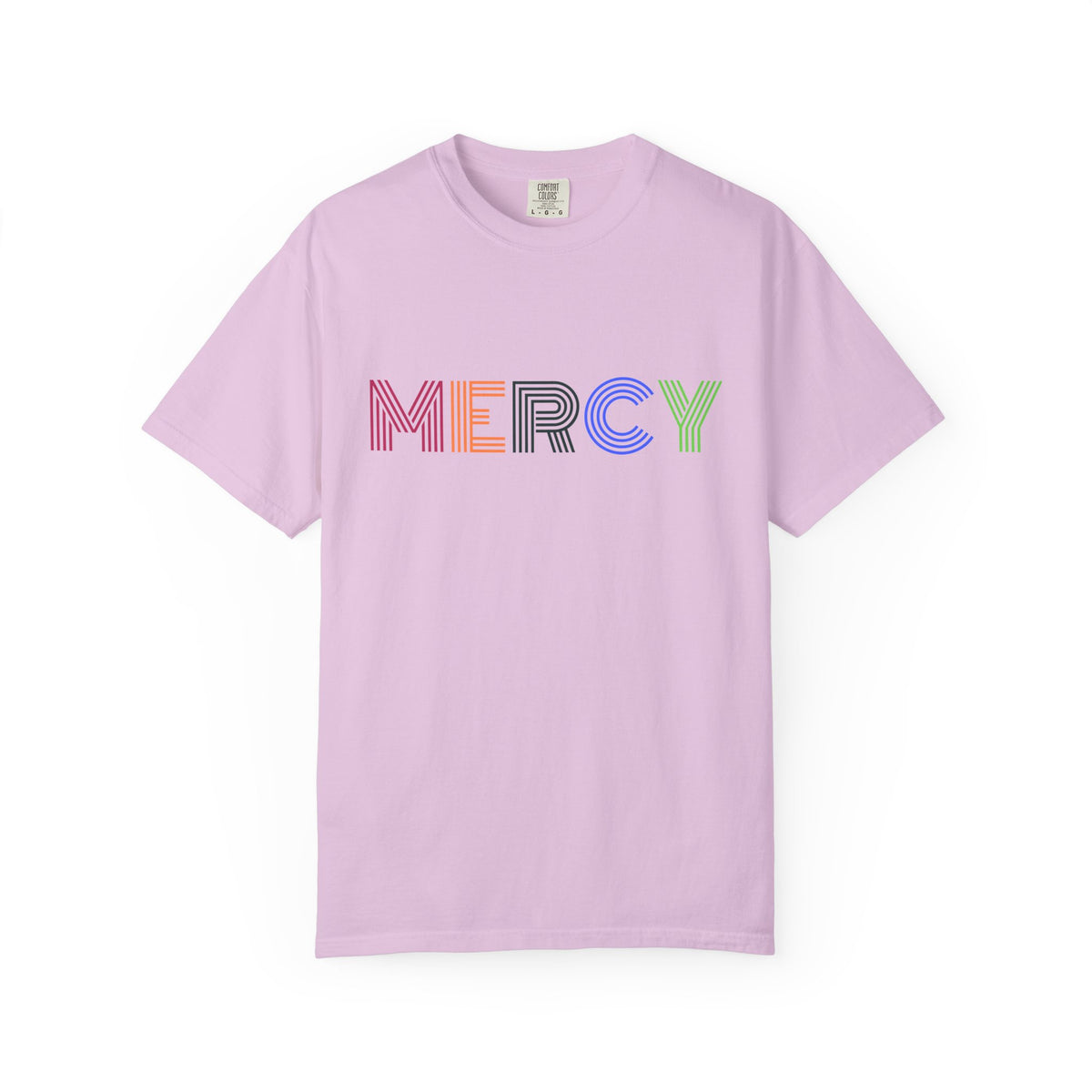 Mercy Multi Color Letters T-Shirt