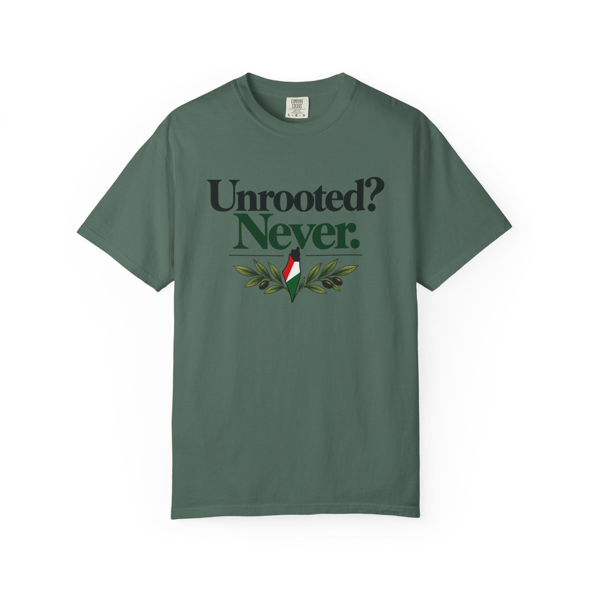 Unrooted? Never. T-Shirt — Botanical Resilience Graphic Tee