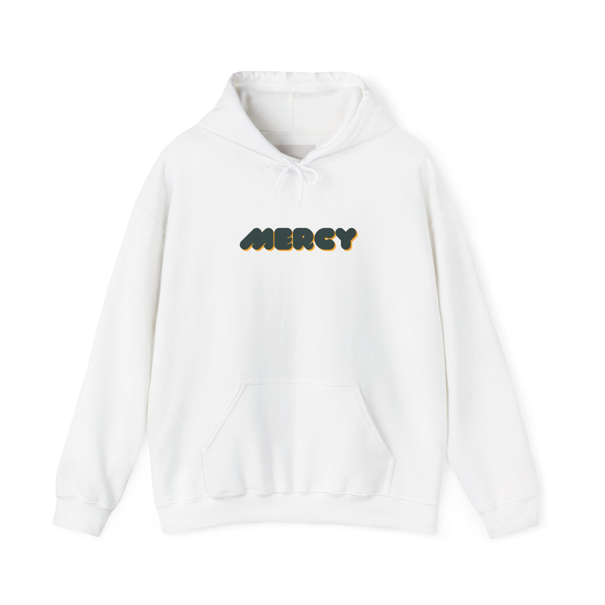 Mercy Retro Bubble Hoodie — Vintage-Inspired Mercy Graphic Sweatshirt