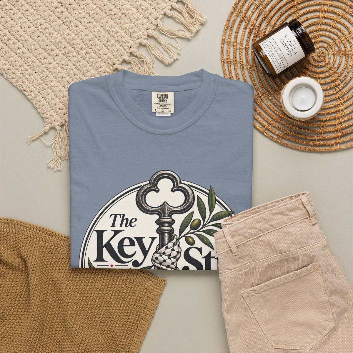 Key Still Fits T-Shirt — Vintage Skeleton Key Graphic Tee