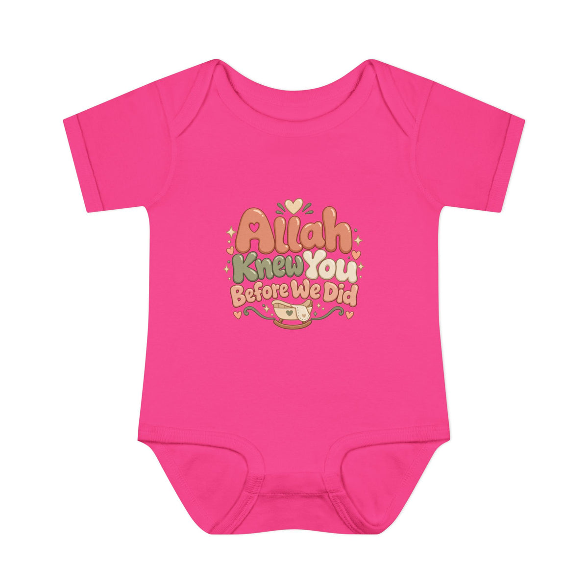 Infant Bodysuit – "Allah Knew You Before We Did" Muslim Baby Onesie