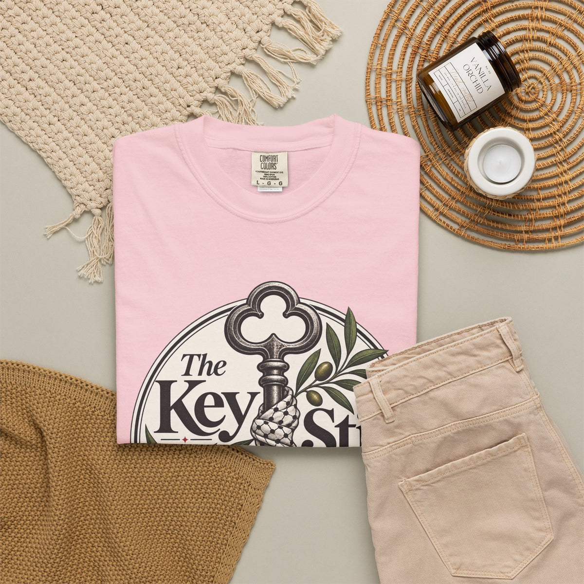 Key Still Fits T-Shirt — Vintage Skeleton Key Graphic Tee