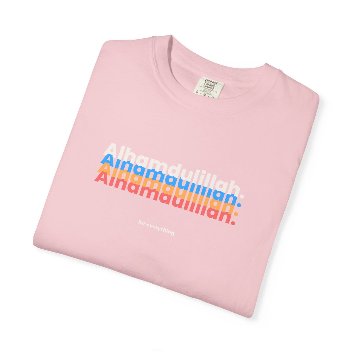 Alhamdulillah Repeat Script T-Shirt — Faith-Inspired Casual Tee
