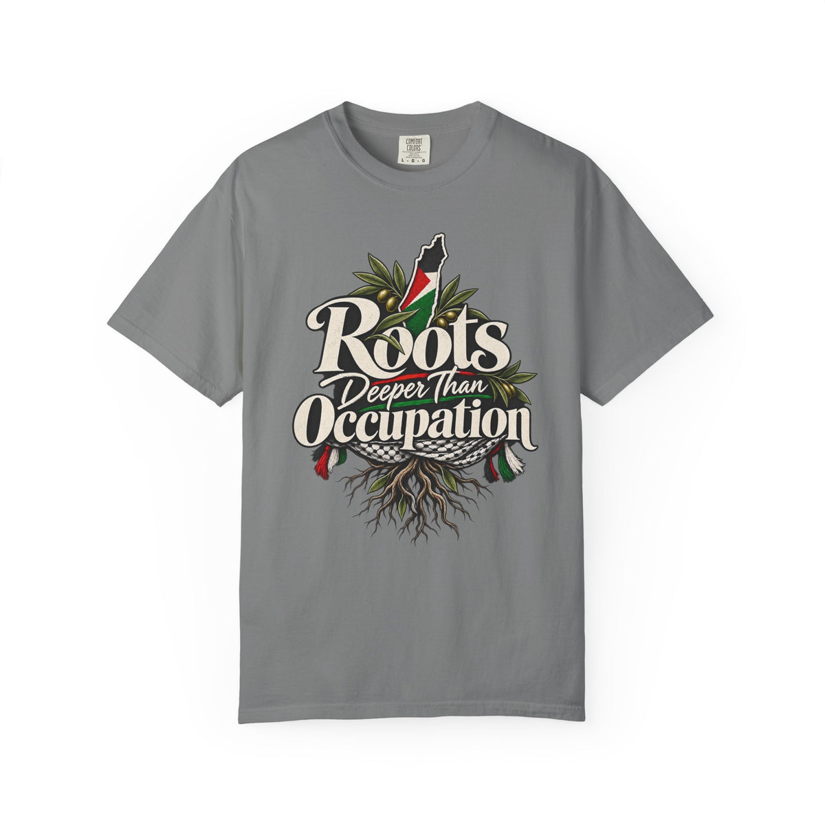 T-Shirt — "Roots Deeper Than Occupation" Heritage Graphic Tee