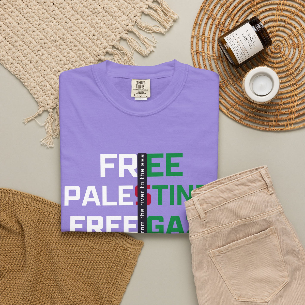 Free Palestine Free Gaza T-Shirt — Political Solidarity Tee