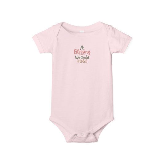 A Blessing We Could Hold Infant One-Piece Bodysuit