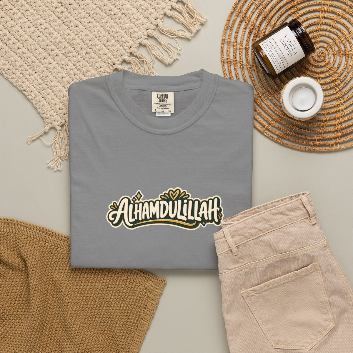 Alhamdulillah Script T-Shirt