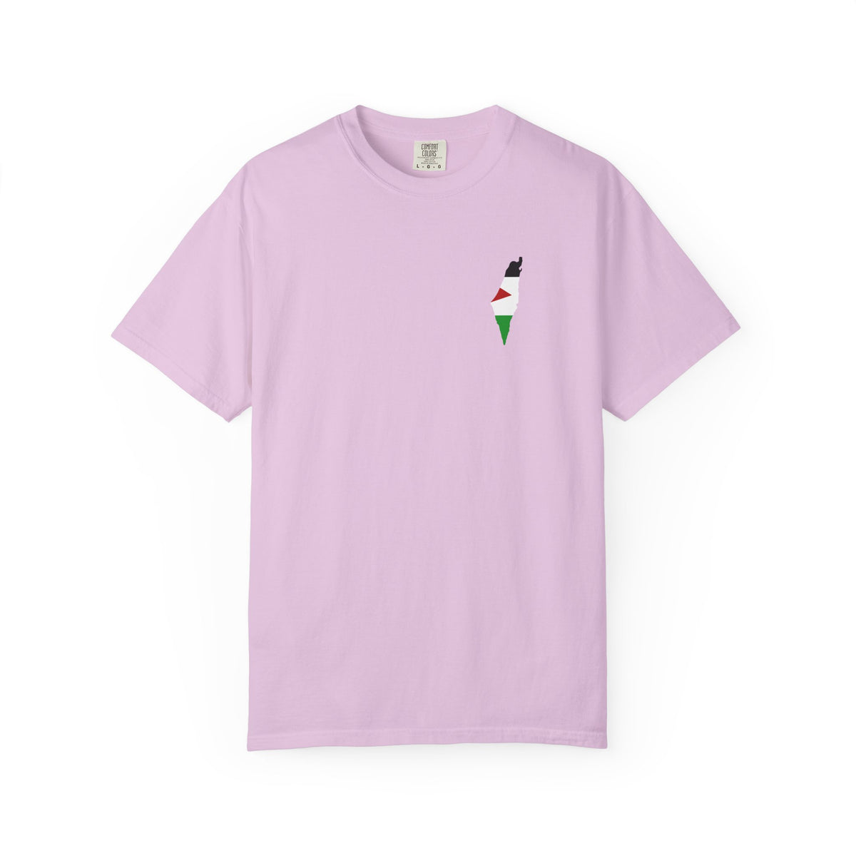 Palestine Map T-Shirt — Minimal Solidarity Tee