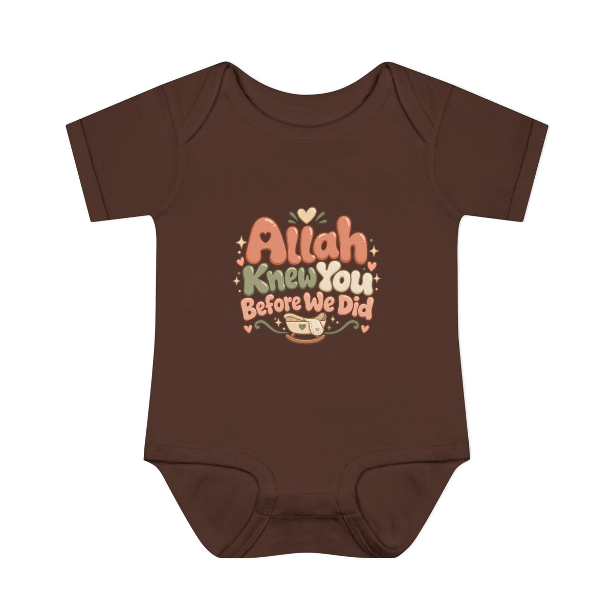 Infant Bodysuit – "Allah Knew You Before We Did" Muslim Baby Onesie