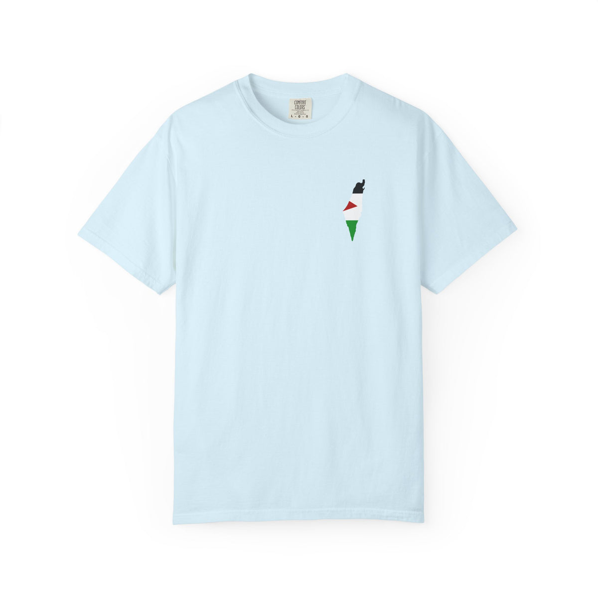 Palestine Map T-Shirt — Minimal Solidarity Tee