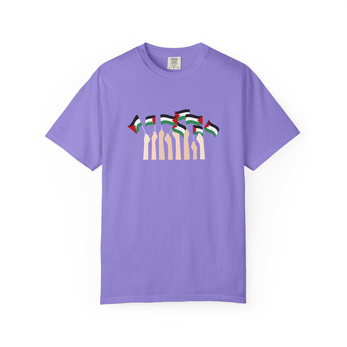Palestine Flags T-Shirt — Minimal Graphic Tee