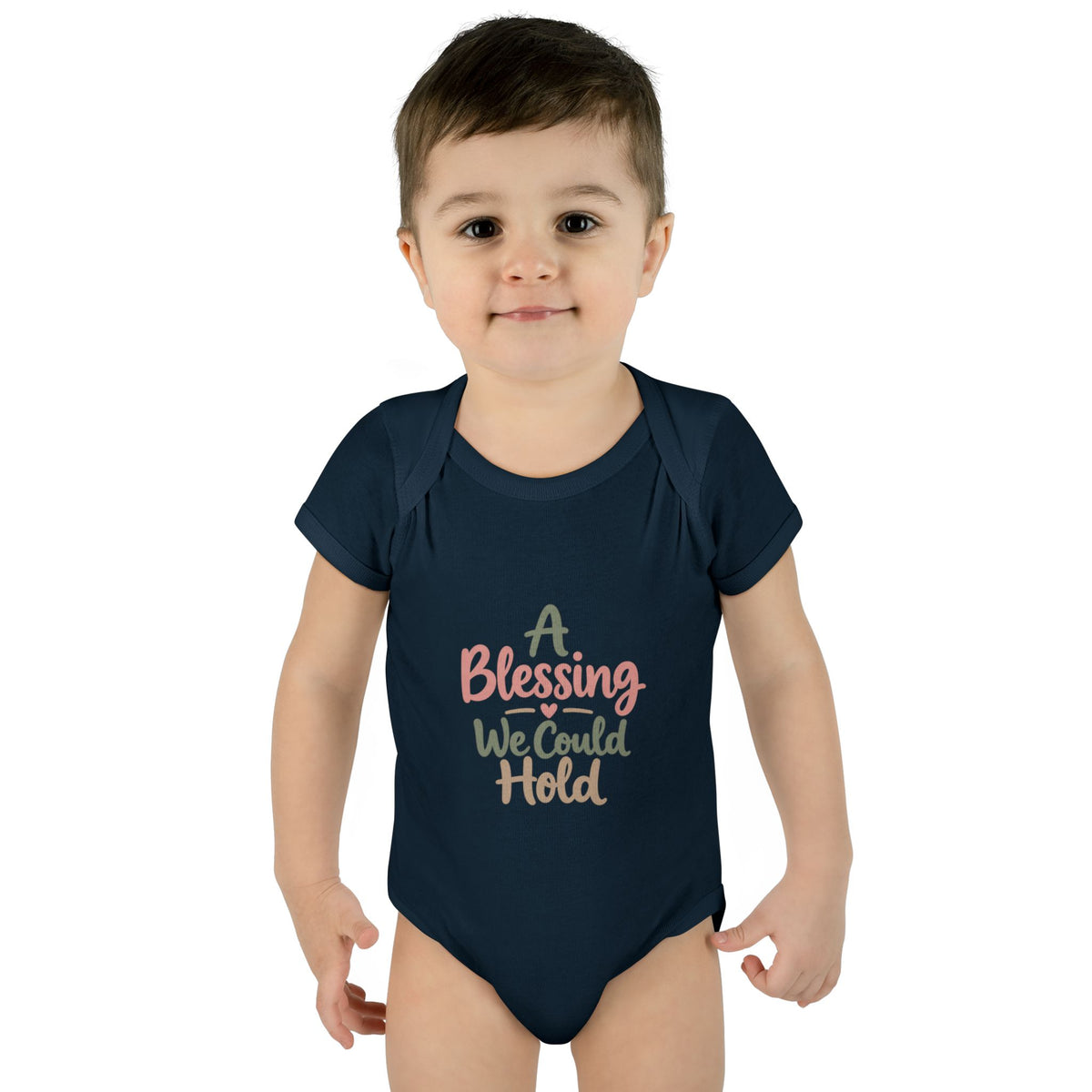 Infant Bodysuit — "A Blessing We Could Hold" Baby Onesie (Newborn Gift)