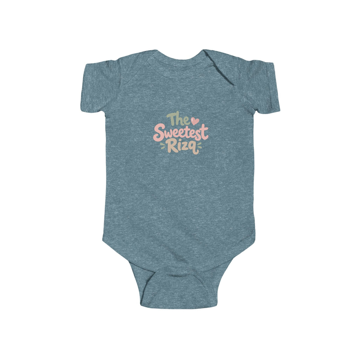 Infant Bodysuit – "The Sweetest Rizq" Pastel Baby Onesie, Newborn Gift
